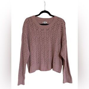 American Eagle Mauve Pink Pullover Sweater NWT XL